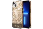 Handys - Cover & Cases - GUESS GUHCP14MHGPLHC iPhone 14 Plus 6.7" ocher hardcase Porcelain Collection - 3666339090678