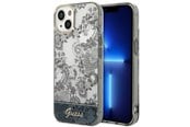 Handys - Cover & Cases - GUESS GUHCP14MHGPLHG iPhone 14 Plus 6.7 "gray / gray hardcase Porcelain Collection - 3666339090715