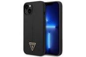 Handys - Cover & Cases - GUESS GUHCP14MSLTGK iPhone 14 Plus 6.7" black/black hardcase Silicone Triangle - 3666339065850