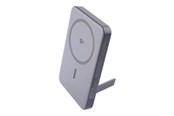 Powerbank (Akku) - Deltaco power bank - with stand wireless Qi2 magnet - Li-pol - USB-C - 22.5 watt - 5 Ah - PB-Q1008