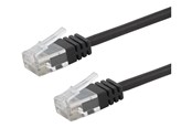 Netzwerk - Kabel - Deltaco patch cable - 30 cm - black - Schwarz - TP-603S-SLIM