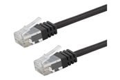 Netzwerk - Kabel - Deltaco patch cable - 75 cm - black - Schwarz - TP-6075S-SLIM