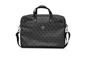 Taschen - GUESS Saffiano 4G Triangle Logo bag for a 16'' laptop - black - 3666339051099