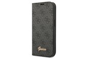 Handys - Cover & Cases - GUESS GUBKP14XHG4SHK iPhone 14 Pro Max 6.7 "black / black book 4G Vintage Gold Logo - 3666339083199