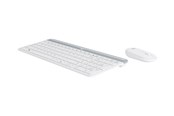 Tastaturen - Logitech Slim Wireless Combo MK470 - Tastatur & Maus Set - Spanisch - Weiss - 920-009199