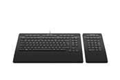 Tastaturen - 3Dconnexion Keyboard Pro with Numpad - Tastatur und Ziffernsatz - Universal - Schwarz - 3DX-700092