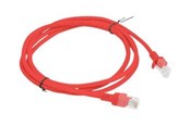 Netzwerk - Kabel - Lanberg patch cable - 1.5 m - red RAL 3017 - Rot - PCU5-10CC-0150-R