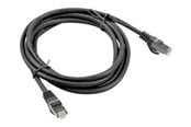 Netzwerk - Kabel - Lanberg patch cable - 50 cm - black RAL 9004 - Schwarz - PCF6-10CC-0050-BK