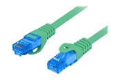 Netzwerk - Kabel - Lanberg patch cable - 1 m - green RAL 6024 - Blau - PCF6A-10CC-0100-G