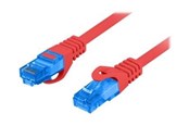 Netzwerk - Kabel - Lanberg patch cable - 2 m - red RAL 3017 - Rot - PCF6A-10CC-0200-R