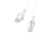 Netzwerk - Kabel - Lanberg patch cable - 2 m - white RAL 9010 - Weiß - PCU6-10CC-0200-W