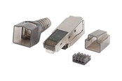 Netzwerk - Kabel - Lanberg network connector - silver - Silber - PLSA-6000TL