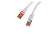 Netzwerk - Kabel - Lanberg patch cable - 25 cm - grey - Grau - PCF6-10CU-0025-S