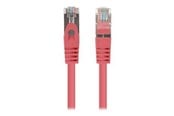 Netzwerk - Kabel - Lanberg patch cable - 50 cm - red RAL 3017 - Rot - PCF6-20CC-0050-R