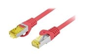 Netzwerk - Kabel - Lanberg patch cable - 25 cm - red RAL 3017 - Rot - PCF6A-10CU-0025-R