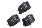 Handys - Adapter und Ladegeräte - Unitek Zeno power adapter - 2 x USB-C USB - 65 watt - P1130ABK01-EU
