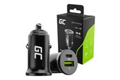 Handys - Adapter und Ladegeräte - Green Cell PowerRide Nano38 car power adapter - USB USB-C - 38 watt - CADM-GC-38AC