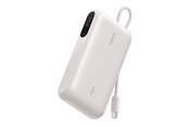 Powerbank (Akku) - Belkin UltraCharge power bank - with integrated cable and display - 2 x USB-C USB - 45 watt - 10000 mAh - BPB029HQSA