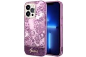 Handys - Cover & Cases - GUESS Porcelain Collection case for iPhone 14 Pro Max - fuchsia - 3666339064396