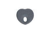 Babypflege - Fresh Kid Baby Headrest Cushion Heart grey - 3113