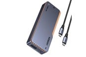 Festplatten Zubehör - UGREEN D703 USB4 40Gb/s M.2 NVMe SSD Enclosure with Active Cooling - Gray - 65727