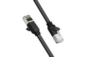 Netzwerk - Kabel - UGREEN Flat network cable - 2m - Black - Schwarz - 2m - 50185