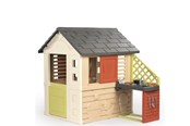 Spielzeug - Smoby S. Life Nature Spielhaus + Küche - 7600810739