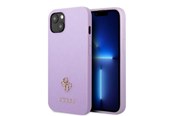 Handys - Cover & Cases - GUESS GUHCP13SPS4MU iPhone 13 mini 5.4" purple/purple hardcase Saffiano 4G Small Metal Logo - 3666339048044