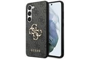 Handys - Cover & Cases - GUESS GUHCS23S4GMGGR S23 S911 grey/grey hardcase 4G Big Metal Logo - 3666339114909