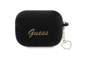 Handys - Anderes Zubehör - GUESS GUAP2LSCHSK AirPods Pro 2 cover black/black Silicone Charm Heart Collection - 3666339102395