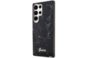 Handys - Cover & Cases - GUESS GUHCS23LPCUMAK S23 Ultra S918 black/black hardcase Marble - 3666339117399
