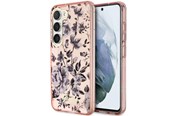 Handys - Cover & Cases - GUESS GUHCS23MHCFWSP S23+ S916 pink/pink hardcase Flower Collection - 3666339117238