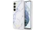 Handys - Cover & Cases - GUESS GUHCS23SPCUMAH S23 S911 white/white hardcase Marble - 3666339117405