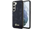 Handys - Cover & Cases - GUESS GUHCS23SPCUMAK S23 S911 black/black hardcase Marble - 3666339117375