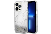 Handys - Cover & Cases - GUESS GUHCP14LLCSGSGH iPhone 14 Pro 6.1" white/white hardcase Liquid Glitter Marble - 3666339127329