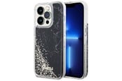 Handys - Cover & Cases - GUESS GUHCP14LLCSGSGK iPhone 14 Pro 6.1" black/black hardcase Liquid Glitter Marble - 3666339127299