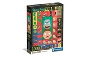Puzzle - Clementoni Puzzle Rick&Morty 3 - Compact Box 1000 pieces 2D Puzzles - 37512