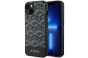 Handys - Cover & Cases - GUESS GUHMP14MHGCFSEK iPhone 14 Plus 6.7" black/black hardcase GCube Stripes MagSafe - 3666339112431
