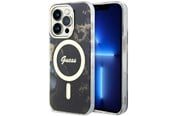Handys - Cover & Cases - GUESS GUHMP14XHTMRSK iPhone 14 Pro Max 6.7" black/black hardcase Golden Marble MagSafe - 3666339115784