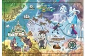 Puzzle - Clementoni Puzzle Maps Frozen 1000 pieces 2D Puzzles - 39784