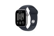 Smartwatches, Pulsuhren, Sportuhren & Schrittzähler - Apple Watch Series 12 GPS + Cellular 42mm Space Grey Aluminium Case with Navy Blue Sport Band - S/M - MJFX4QN/A