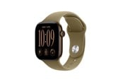 Smartwatches, Pulsuhren, Sportuhren & Schrittzähler - Apple Watch Series 12 GPS + Cellular 42mm Dark Bronze Aluminium Case with Olive Sport Band - S/M - MJG44QN/A