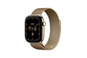 Smartwatches, Pulsuhren, Sportuhren & Schrittzähler - Apple Watch Series 12 GPS + Cellular 42mm Radiant Gold Titanium Case with Radiant Gold Milanese Loop - MJGL4QN/A