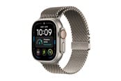 Smartwatches, Pulsuhren, Sportuhren & Schrittzähler - Apple Watch Ultra 4 GPS + Cellular 49mm Natural Titanium Case with Natural Titanium Milanese Loop - L - MJAA4DH/A