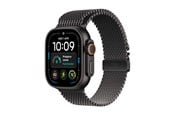 Smartwatches, Pulsuhren, Sportuhren & Schrittzähler - Apple Watch Ultra 4 GPS + Cellular 49mm Black Titanium Case with Black Titanium Milanese Loop - L - MJAX4DH/A