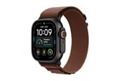 Smartwatches, Pulsuhren, Sportuhren & Schrittzähler - Apple Watch Ultra 4 GPS + Cellular 49mm Black Titanium Case with Burgundy Alpine Loop - L - MJC24DH/A