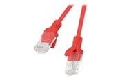 Netzwerk - Kabel - Lanberg patch cable - 1 m - red RAL 3017 - Rot - PCU5-10CC-0100-R