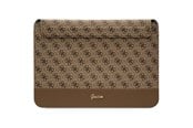 Systemzubehör - GUESS 4G Stripe Metal Logo case for a 14" laptop - brown - 3666339110833