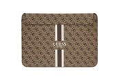 Systemzubehör - GUESS 4G Printed Stripes cover for a 14" laptop - brown - 3666339120535