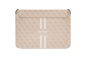 Systemzubehör - GUESS 4G Printed Stripes cover for a 14" laptop - pink - 3666339120559